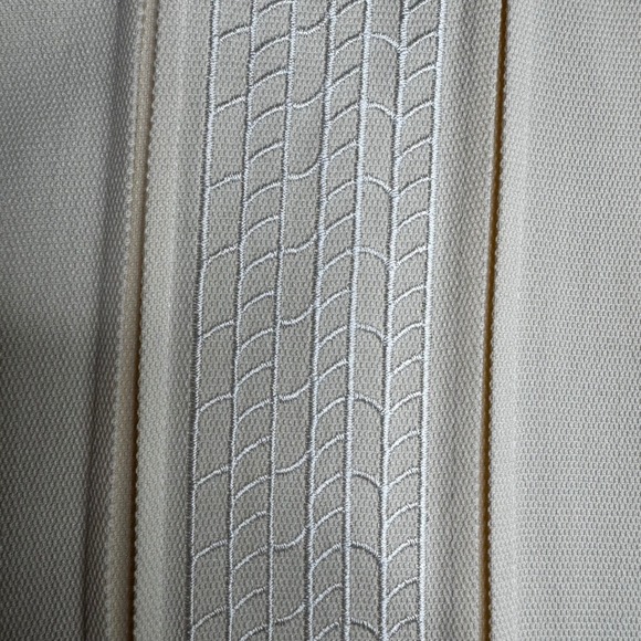 Havana Nines Mens3X 100% Silk Button Up Short Sleeve Cuban Shirt Cream Guayabera - Picture 5 of 10